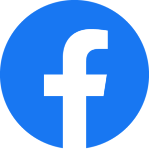 Facebook logo blue circle large white f