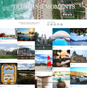 The leading hotels of the world trending moments ugc gallery stackla aggregation social media