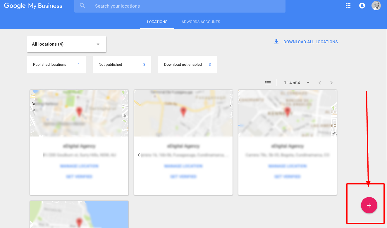 how to publish Google My Business locations on map step 3
