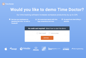 time doctor tracking software banner