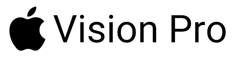 Apple Vision Pro logo black png