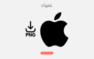 Apple icon PNG black