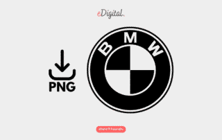 BMW logo black white PNG