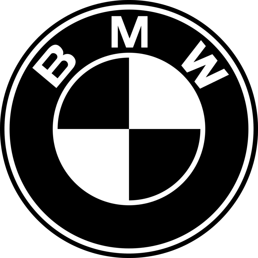 BMW logo black white png large size