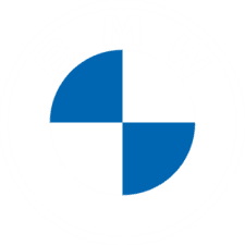 BMW logo white blue PNG small size