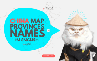 China map provinces names in English