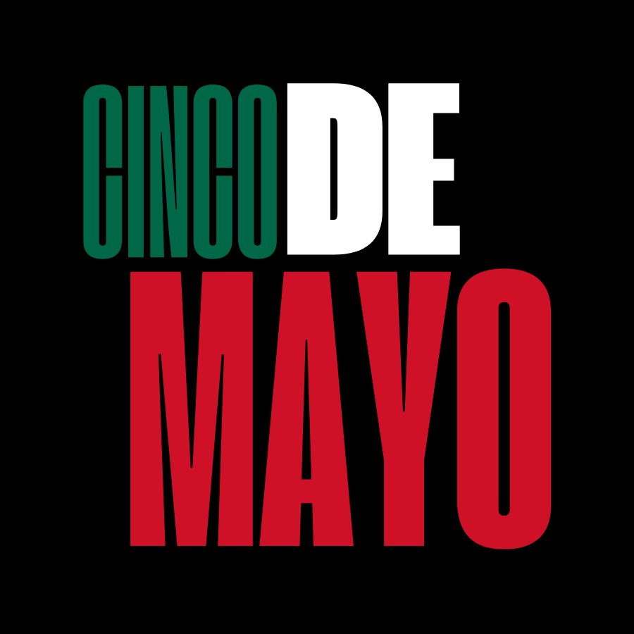 Cinco de Mayo logo square large size