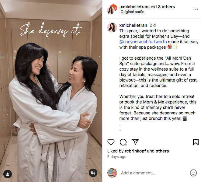 Desire for a positive intimate connection - psychological trigger for successful Mother's Day marketing campaigns