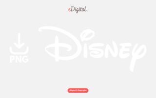 Disney logo PNG white