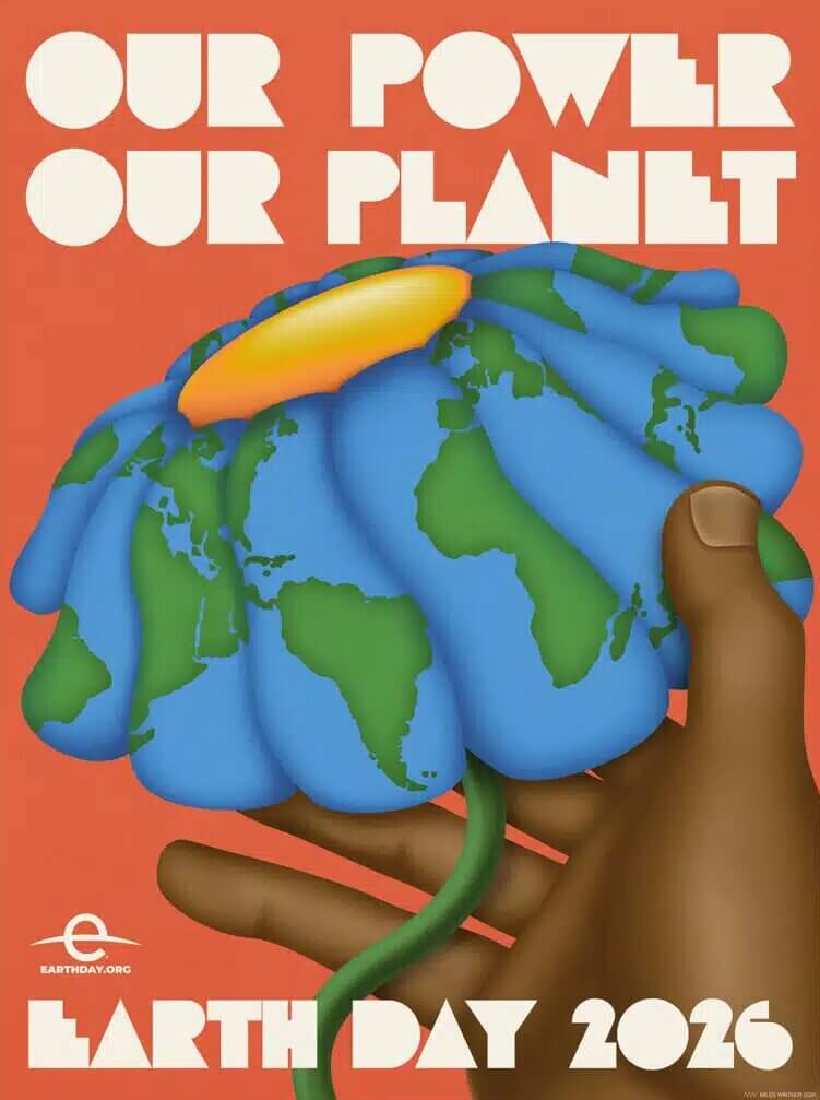 Earth Day 2026 official poster