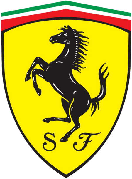 Ferrari logo png full colour medium size