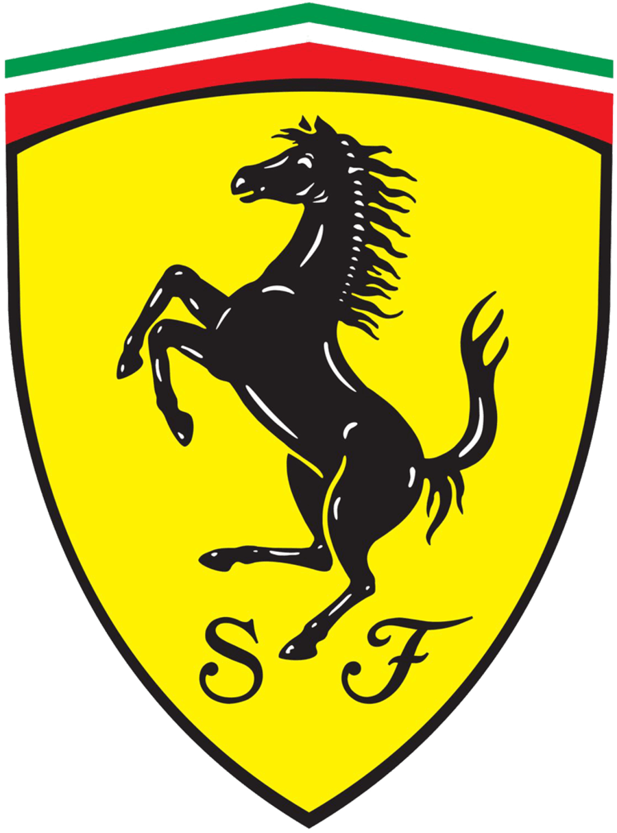 Ferrari logo png large icon badge