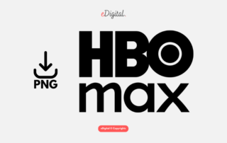 HBO Max logo black PNG