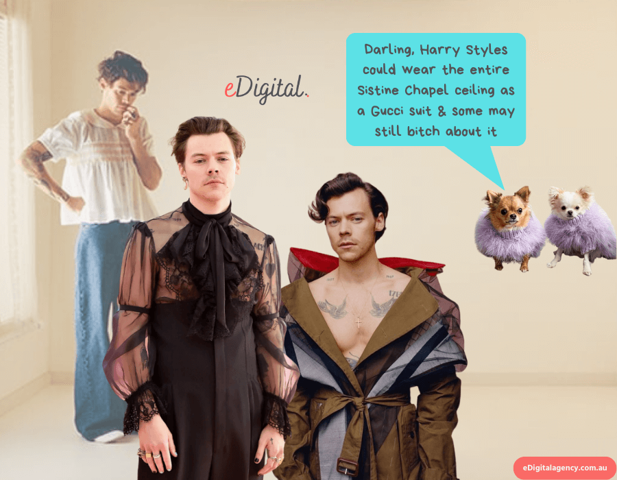 Harry Styles fashion dress popular British singer