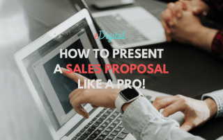 How to present a sales proposal like a pro