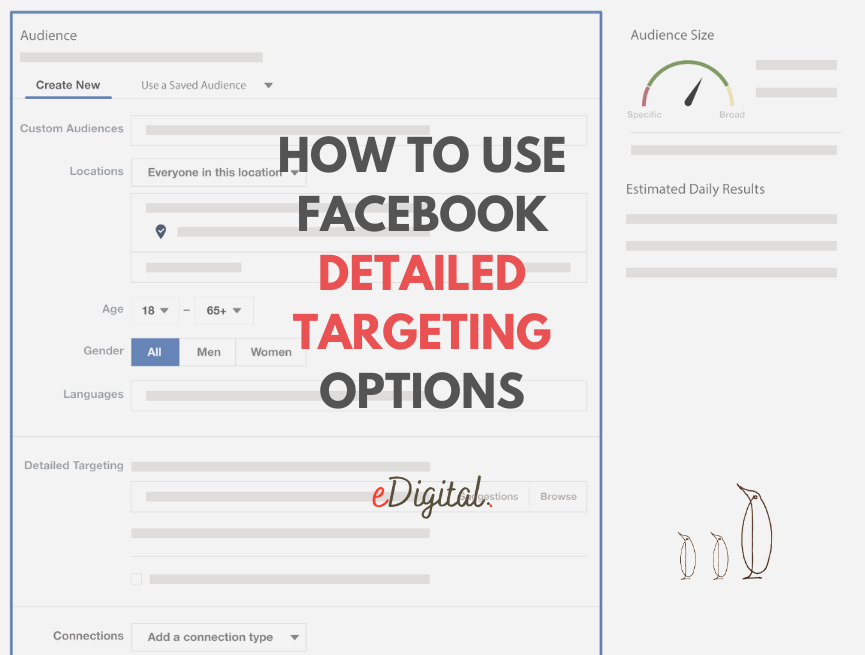 How to use Facebook detailed targeting options ads