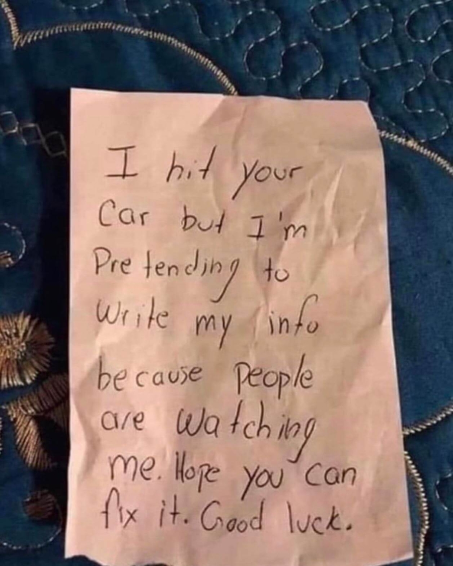 I hit your car note