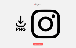 Instagram icon black PNG