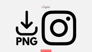 Instagram logo PNG black