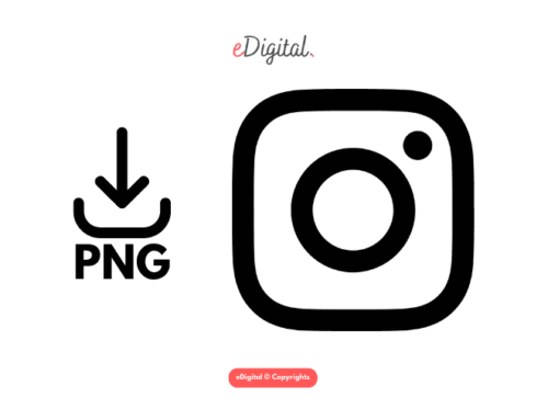 THE NEW INSTAGRAM LOGO BLACK AND WHITE PNG IN 2025