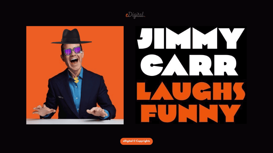 Jimmy Carr a popular British comedian