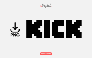Kick logo black png