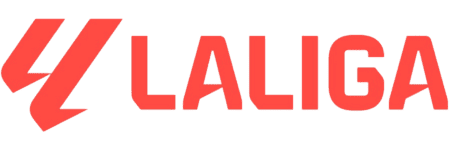 La Liga logo red horizontal PNG medium size