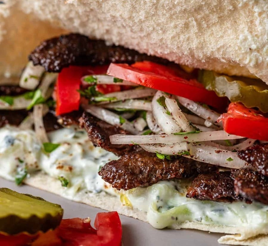 Lamb Doner Kebab a popular takeaway food Australia
