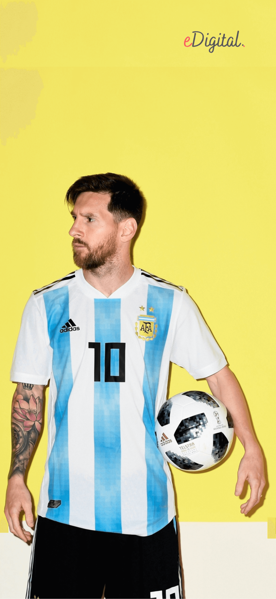 Lionel Messi Argentina Wallpaper iPhone 13 shirt ball
