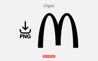 McDonald’s logo PNG black