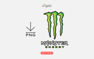 Monster Energy logo PNG vertical