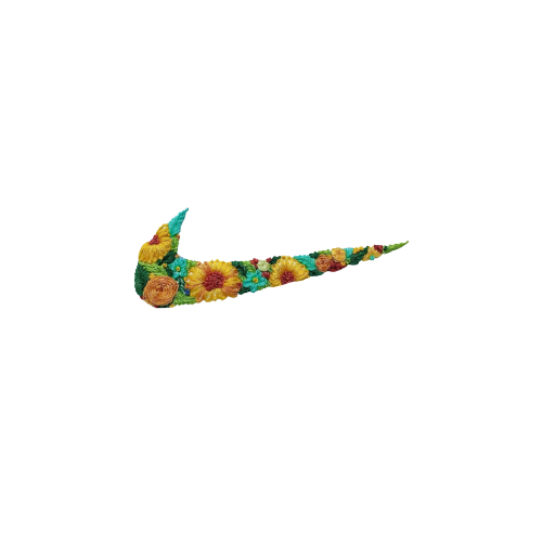 Nike logo embroidered multi colour