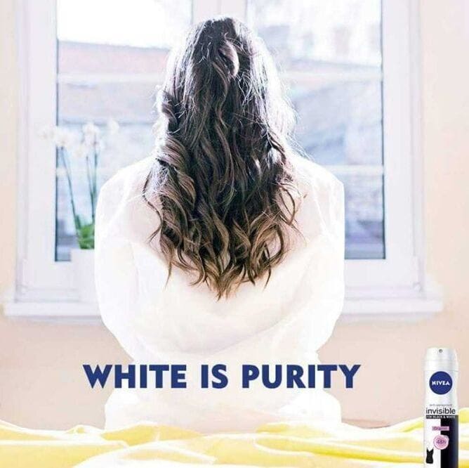 Nivea white is purity ad campaign 2017
