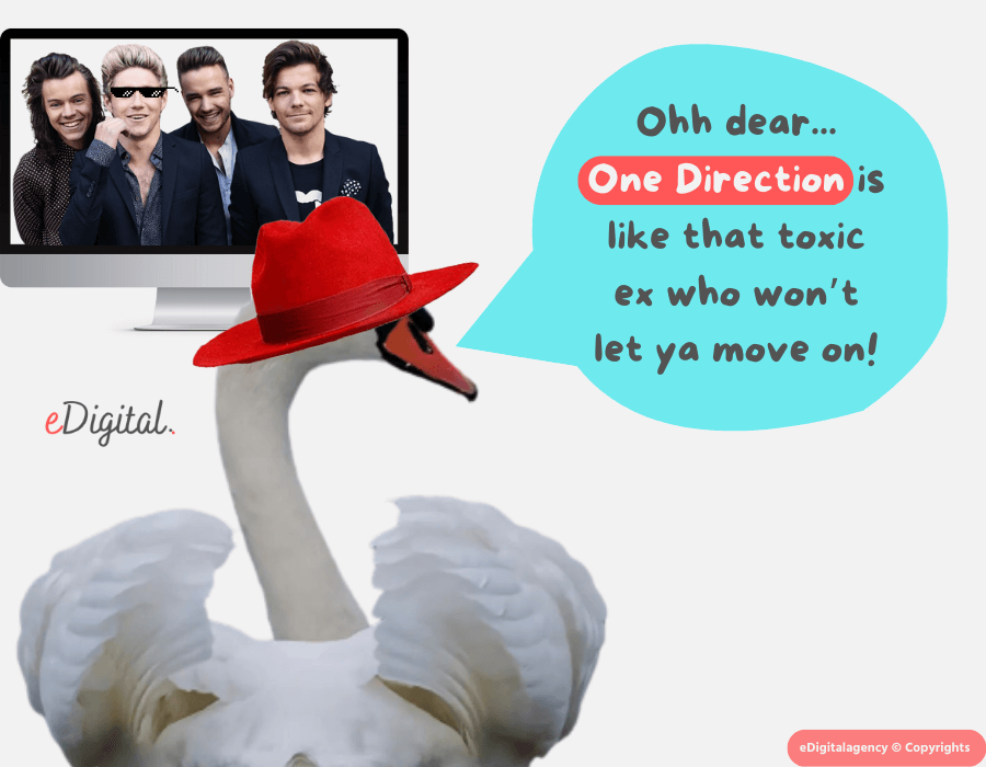 One Direction British music band UK - Funny toxic ex meme