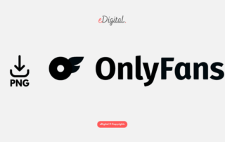 OnlyFans logo black PNG