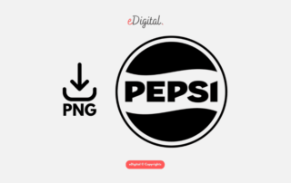 Pepsi logo black png