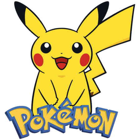 Pikachu Pokémon logo medium size