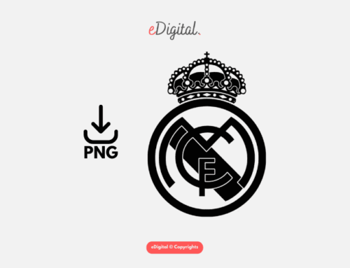 THE NEW REAL MADRID F.C. LOGO BLACK PNG IN 2025