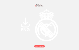 Real Madrid logo white PNG