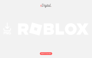 Roblox logo white PNG