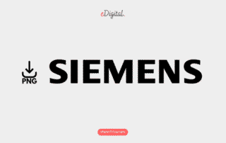 Siemens logo black PNG
