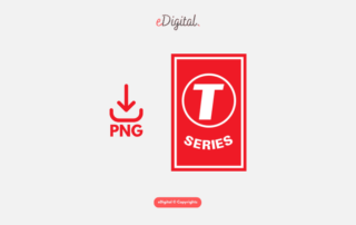 T-Series logo red PNG