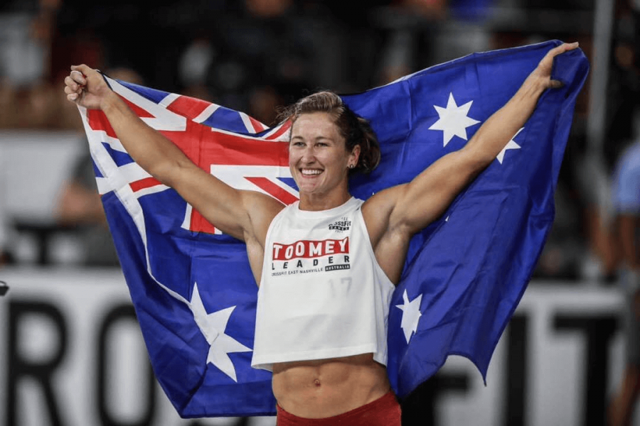 Tia-Clair Toomey-Orr champion CrossFit Games Australian flag 2021