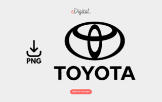 Toyota logo black png
