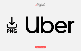 Uber logo PNG black
