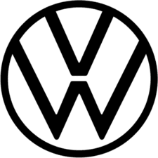 Volkswagen logo black PNG small size