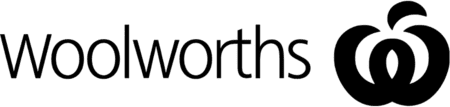 Woolworths logo black horizontal medium size
