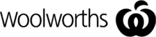 Woolworths logo black horizontal small size