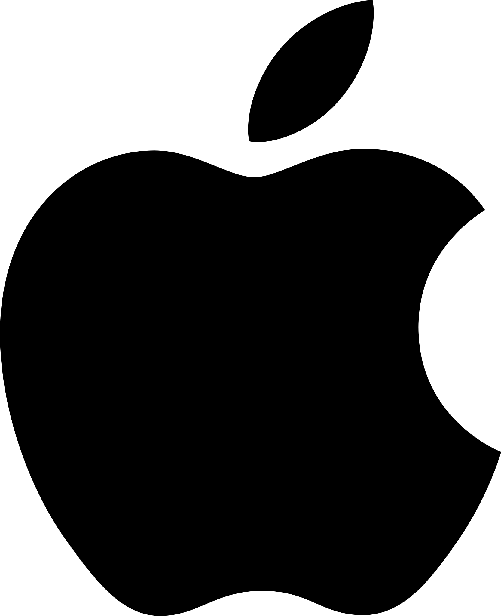 apple logo png black
