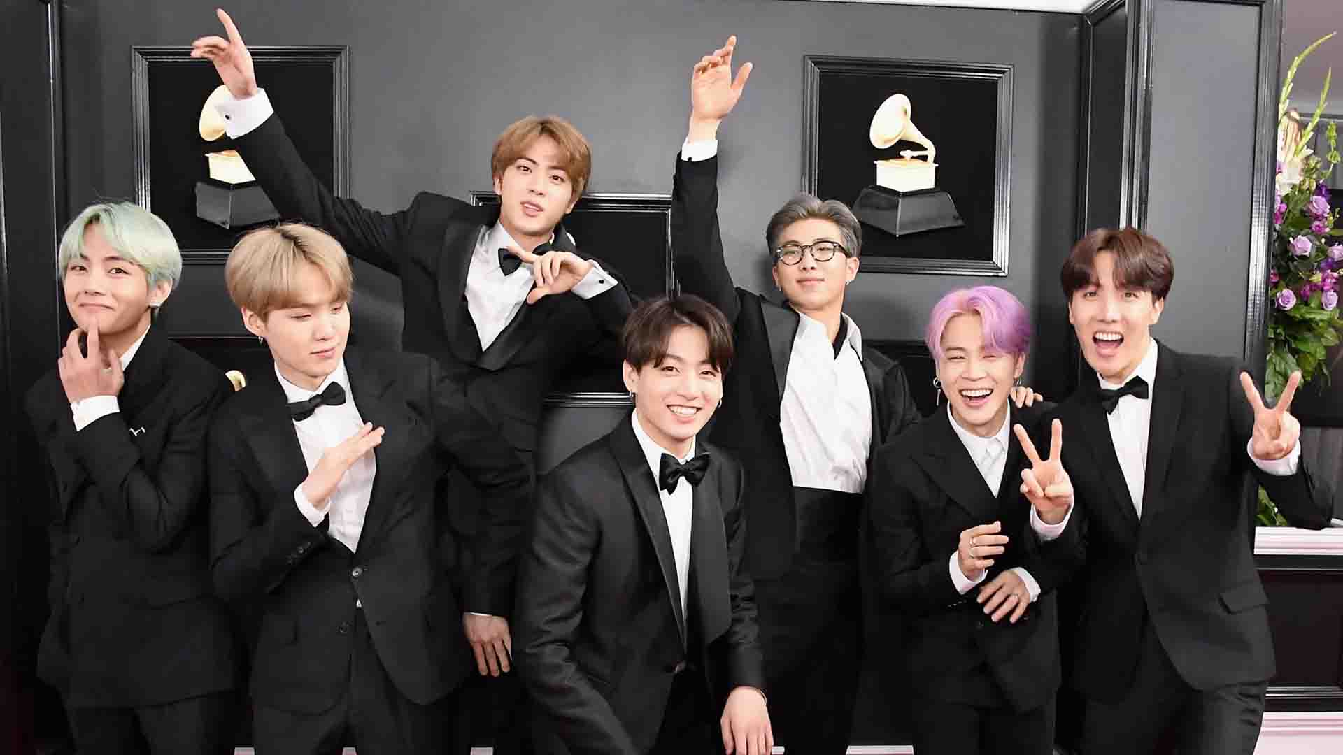 best BTS wallpaper photo laptop HD jpg black smoking Grammy Music Awards 2019